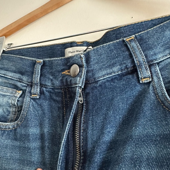 There Was One. • Wide Leg Denim in Medium Blue - Picture 3 of 10